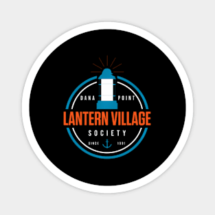 Dark Dana Point Lantern Village Society Magnet